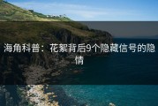 海角科普：花絮背后9个隐藏信号的隐情