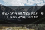 神秘人在昨晚遭遇花絮出乎意料，每日大赛全网炸锅，详情点击